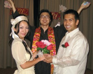 The Bride, Groom & Officiant The Bride, Groom & Officiant