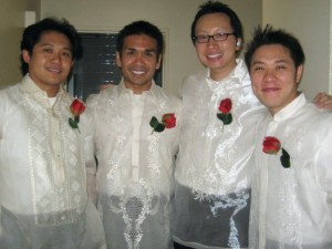 The Groom w/ the Groomsmen The Groom w/ the Groomsmen