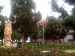 Enhager Picture Of Outdoor Sculptures From Barnsdall Art Park 